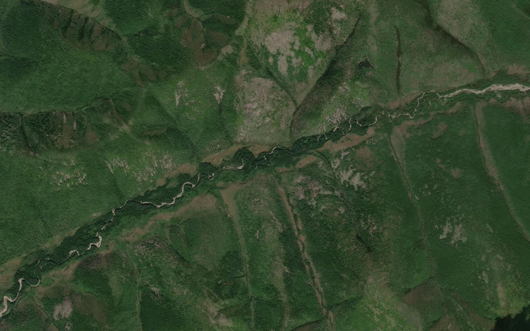 Satellite map of the Golyy