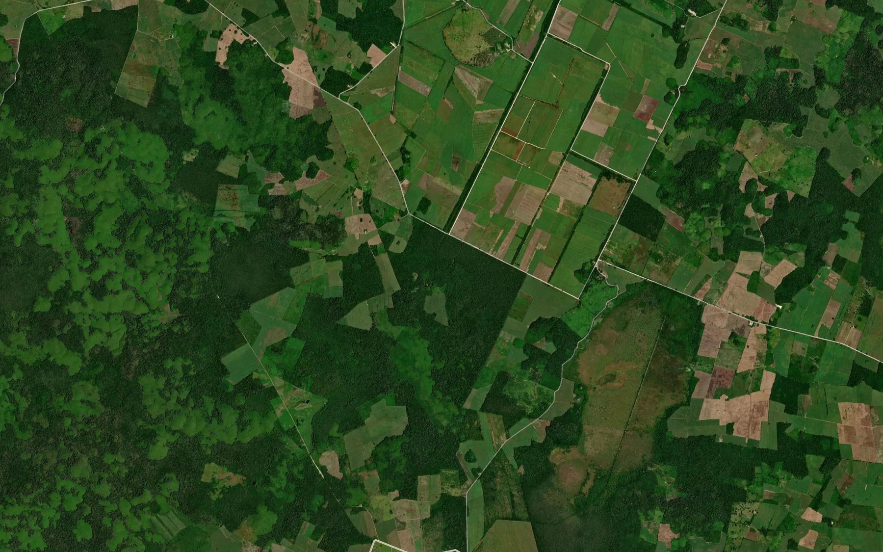 Satellite map of the Canal Principal