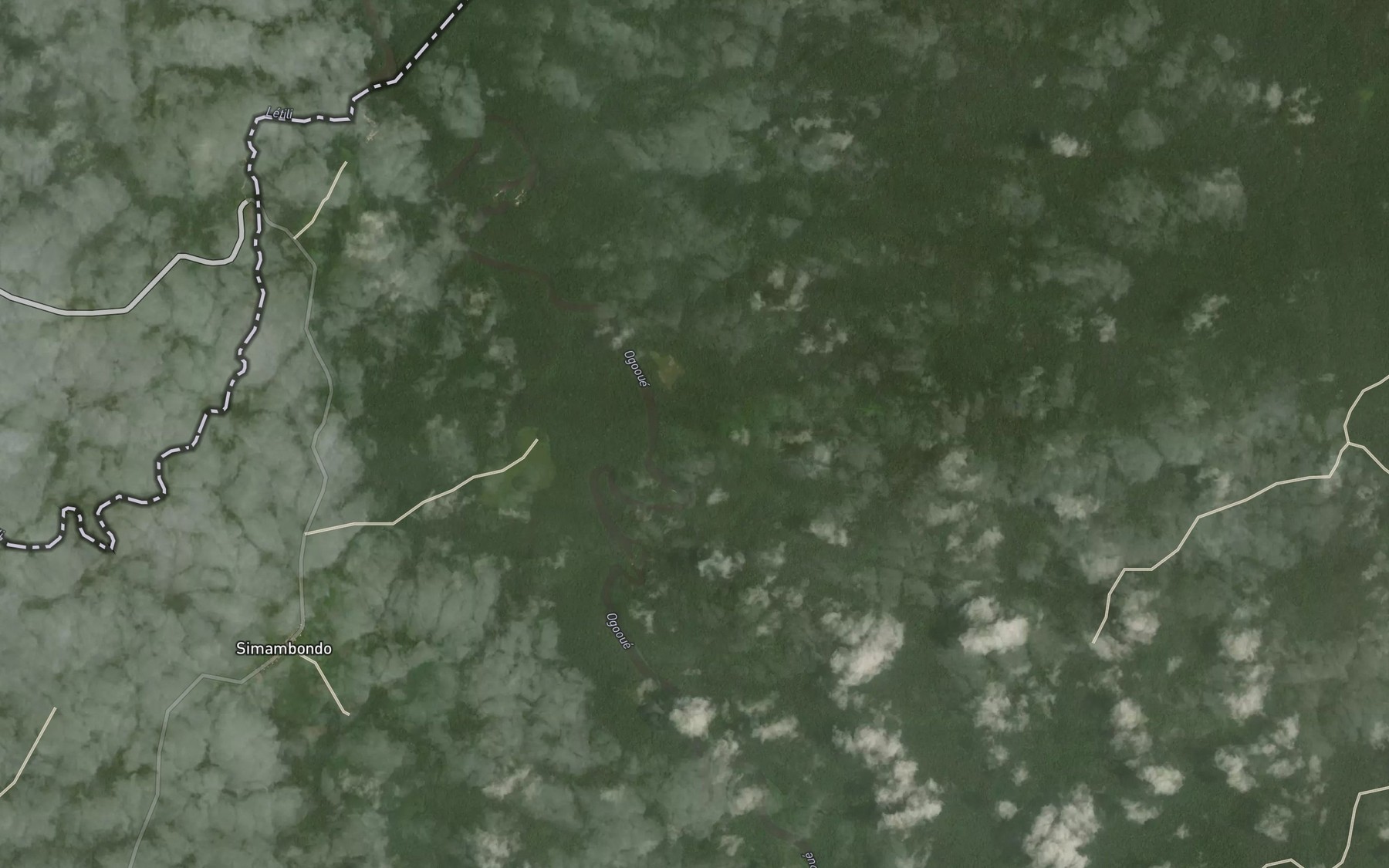 Satellite map of the Moba