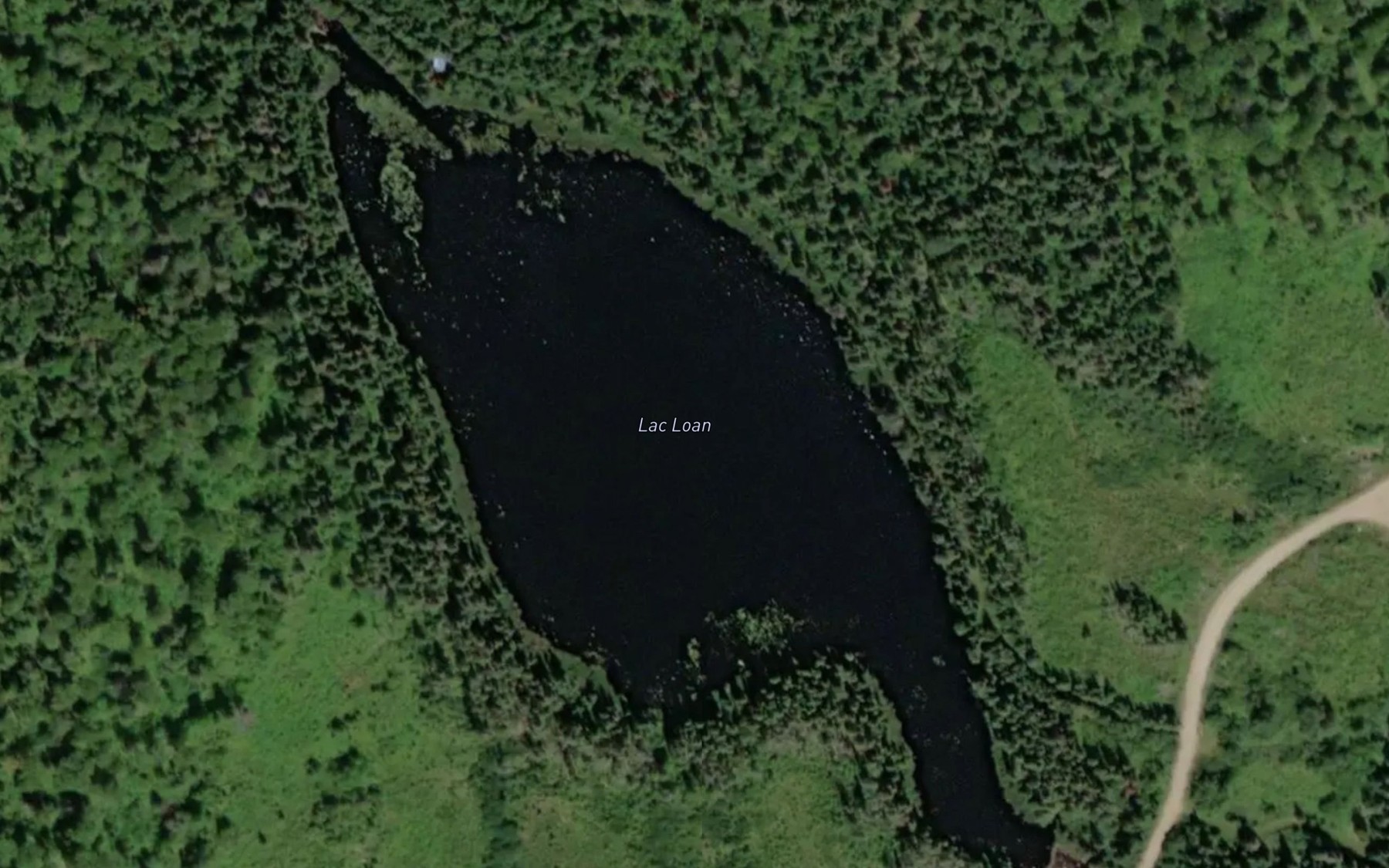 Satellite map of the Lac Loan
