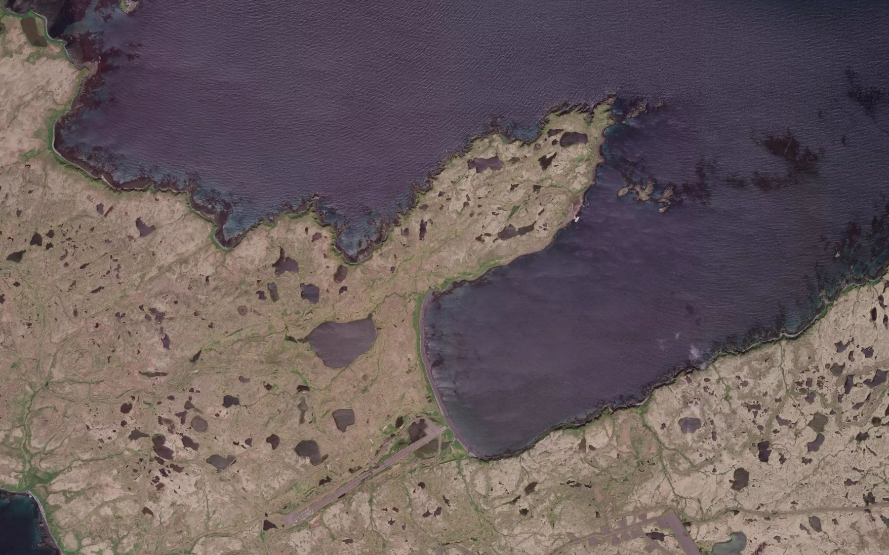 Satellite map of the Jones Creek