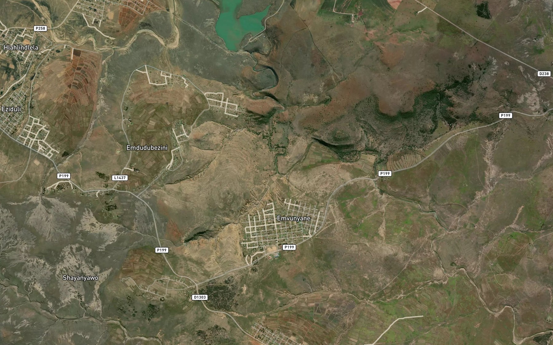 Satellite map of the Masele