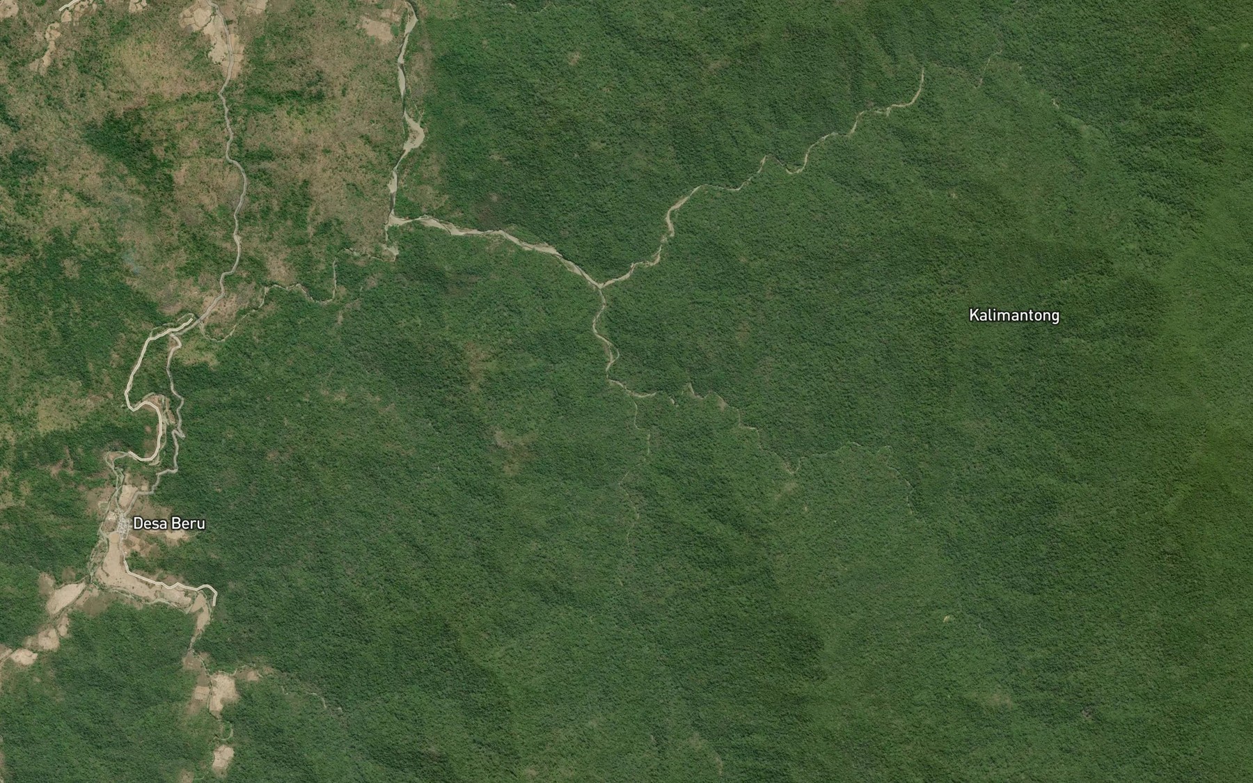 Satellite map of the Brang Kenulang