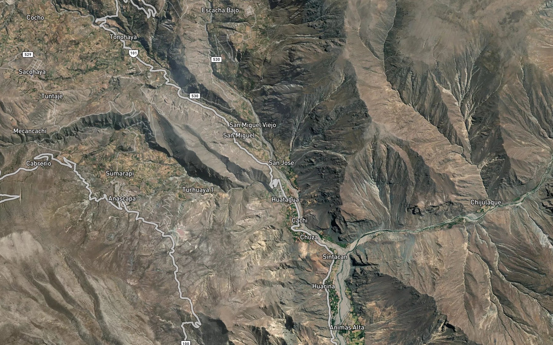 Satellite map of the Rio de Para