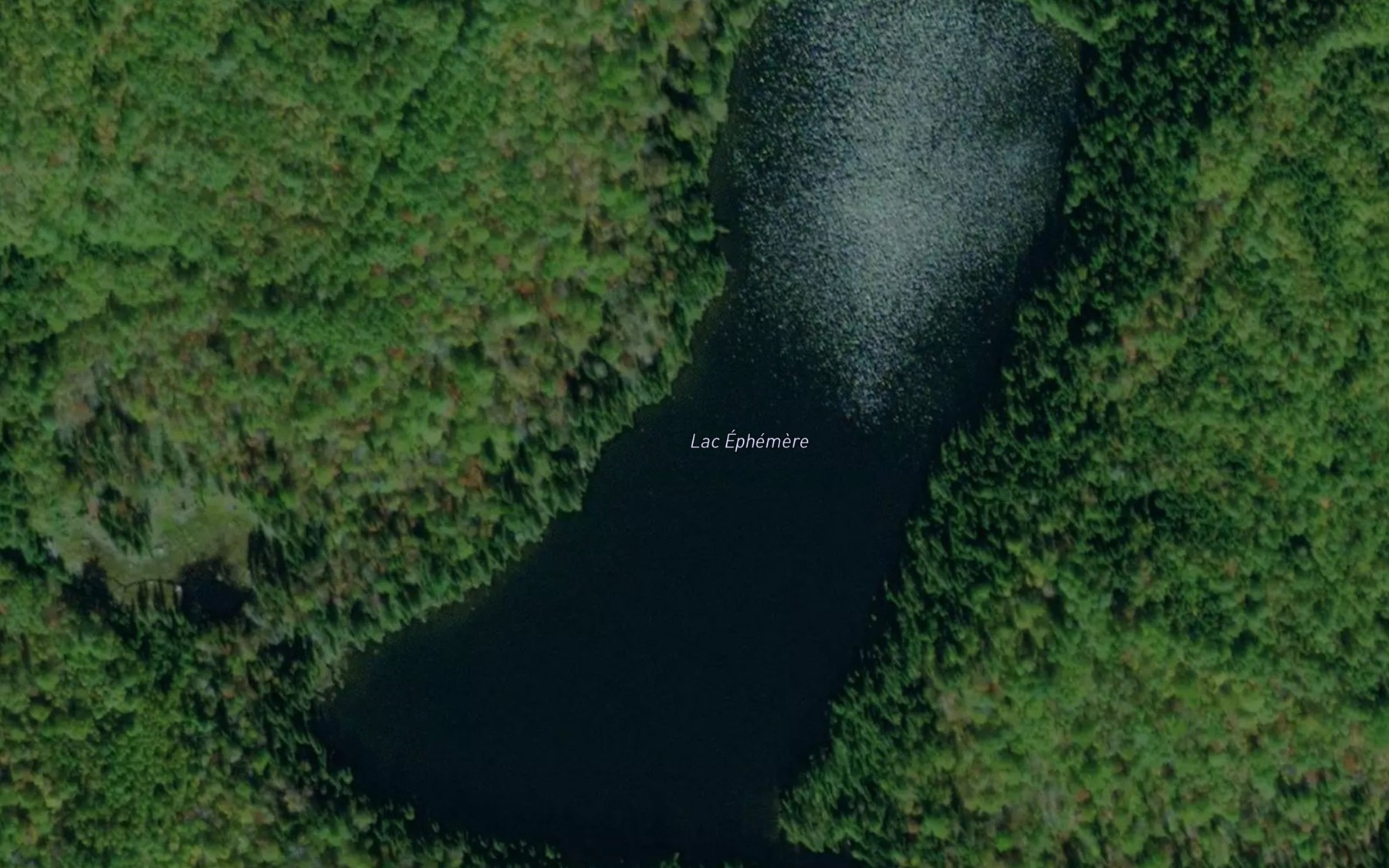 Satellite map of the Lac Ephemere