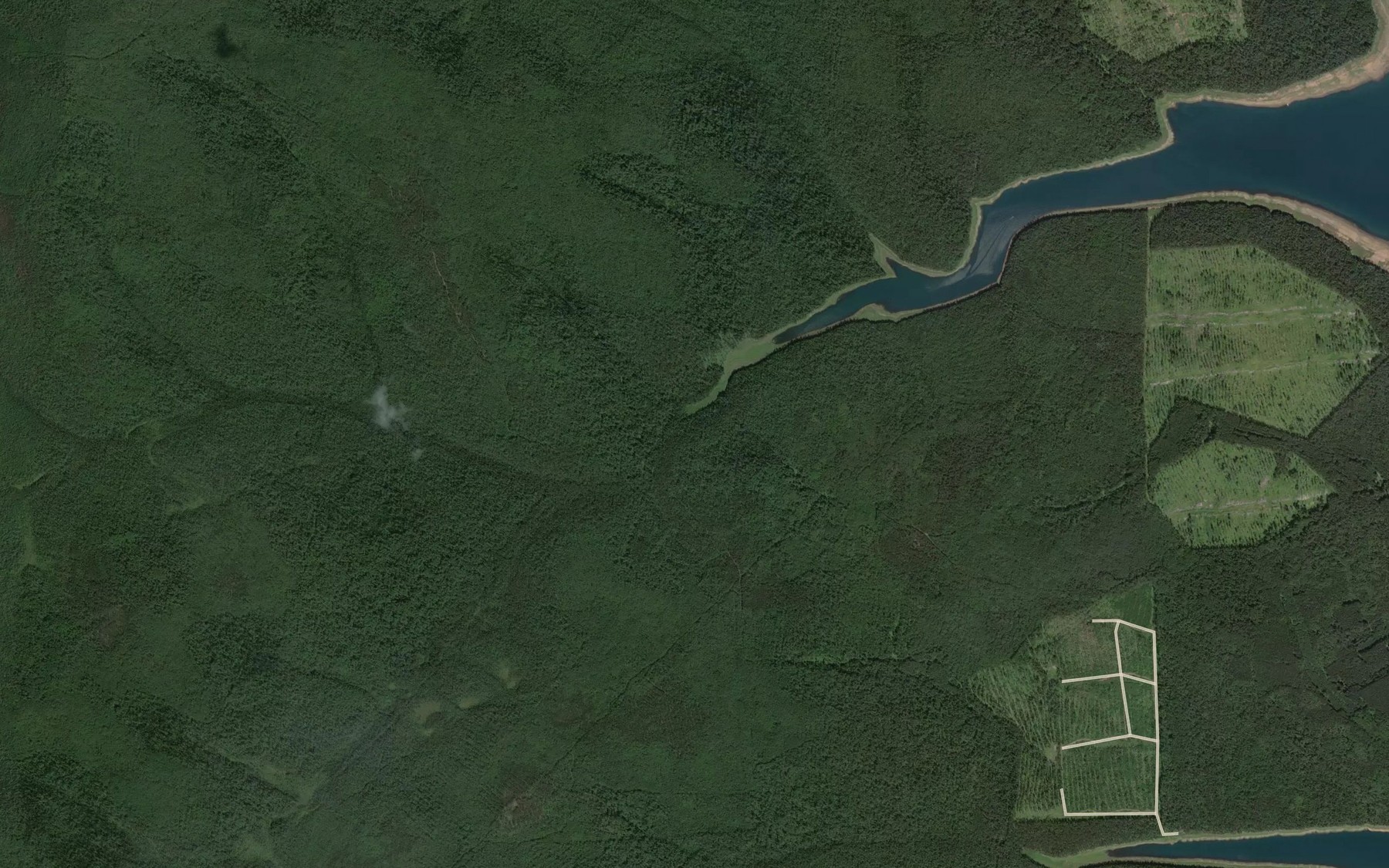 Satellite map of the Zakipnoy
