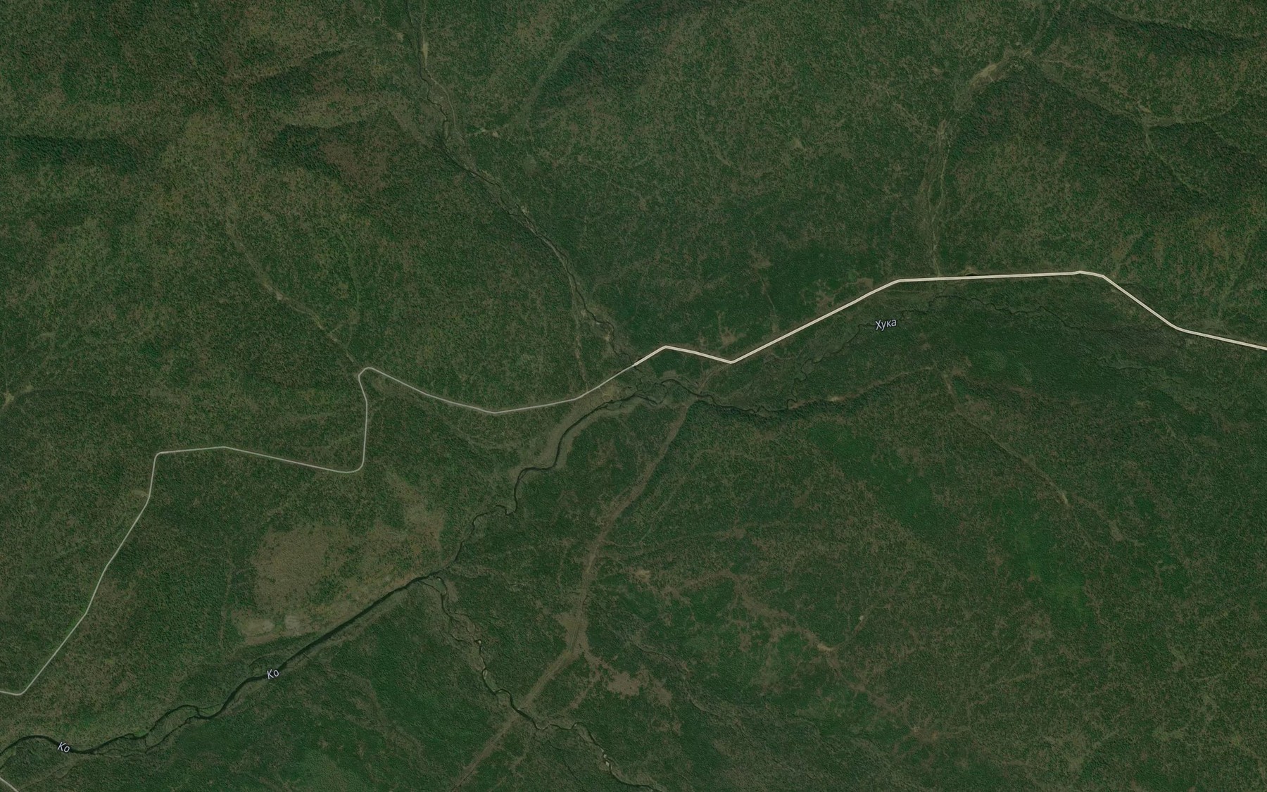 Satellite map of the Pravaya Khuka
