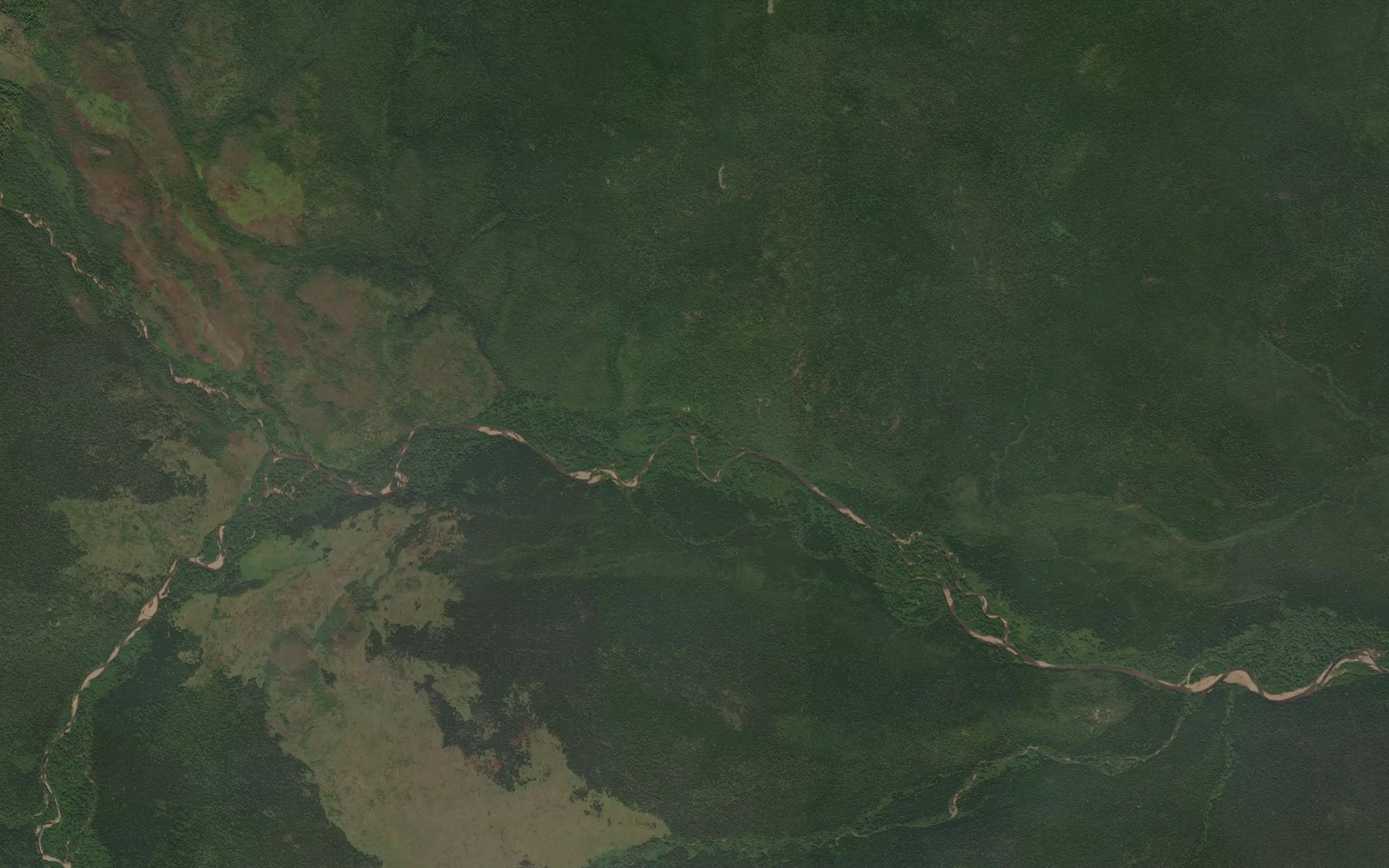 Satellite map of the Listvennichnyy Klyuch