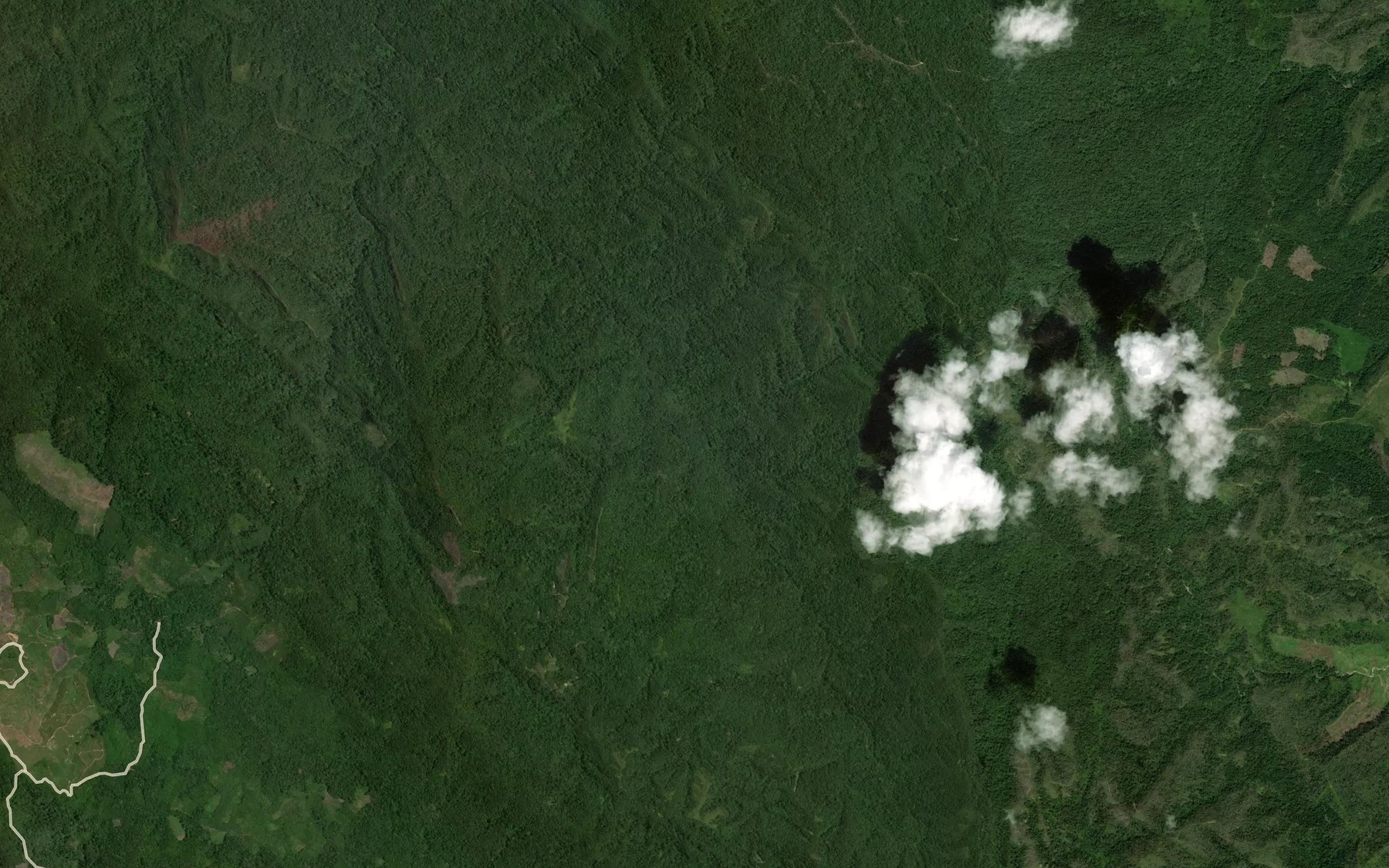 Satellite map of the Aek Sarimbar