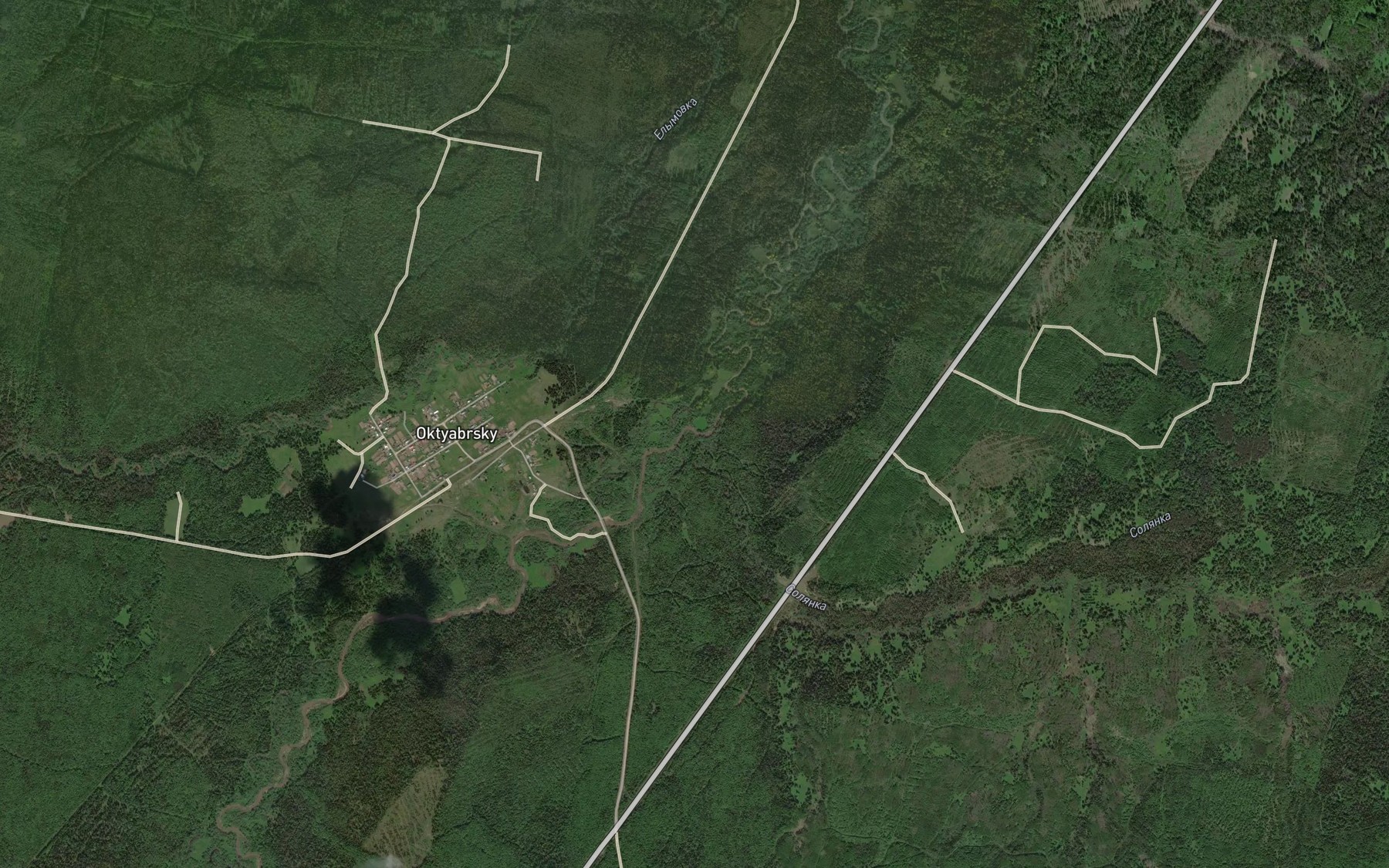 Satellite map of the Solyanka