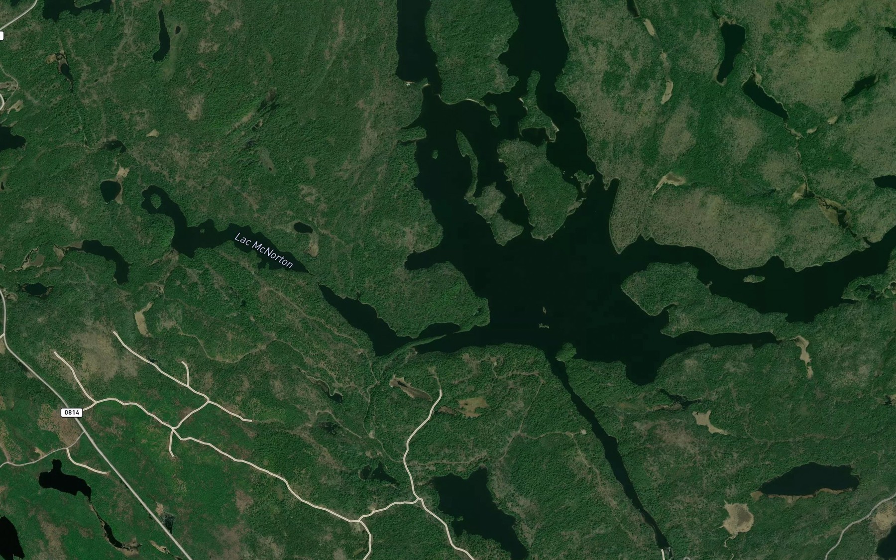 Satellite map of the Baie McNorton