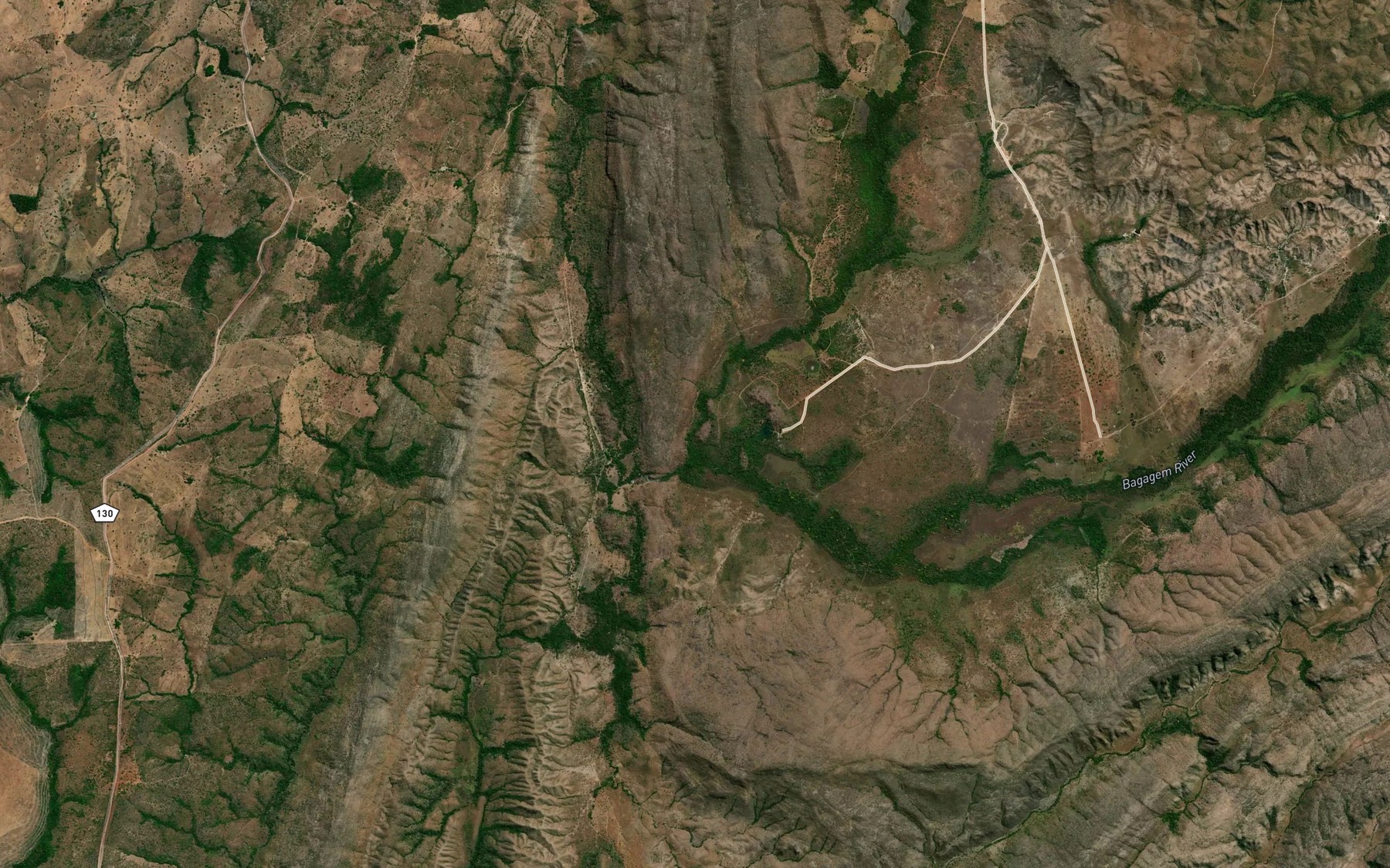 Satellite map of the Corrego Sucuriu
