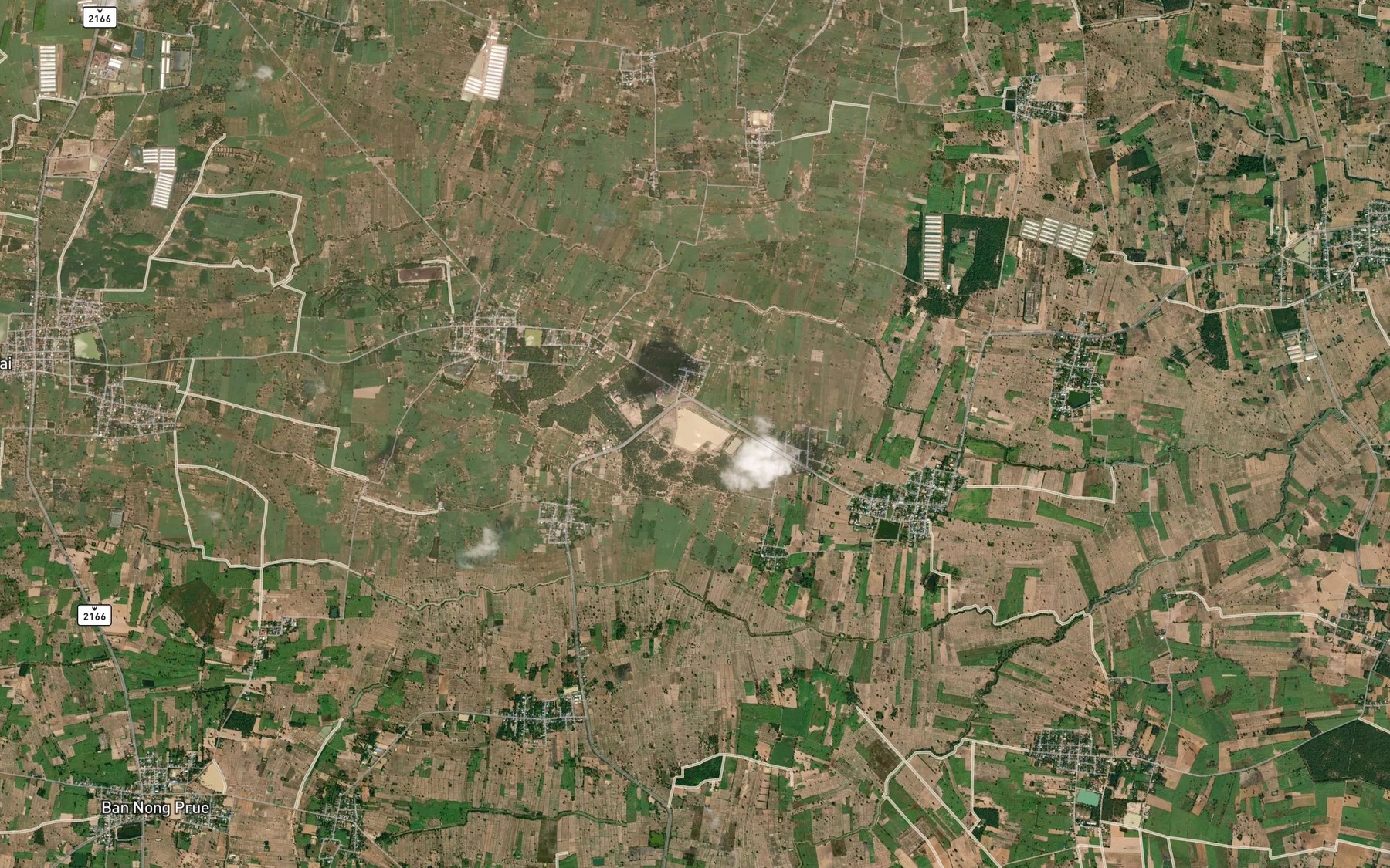 Satellite map of the Nong Ma Chok