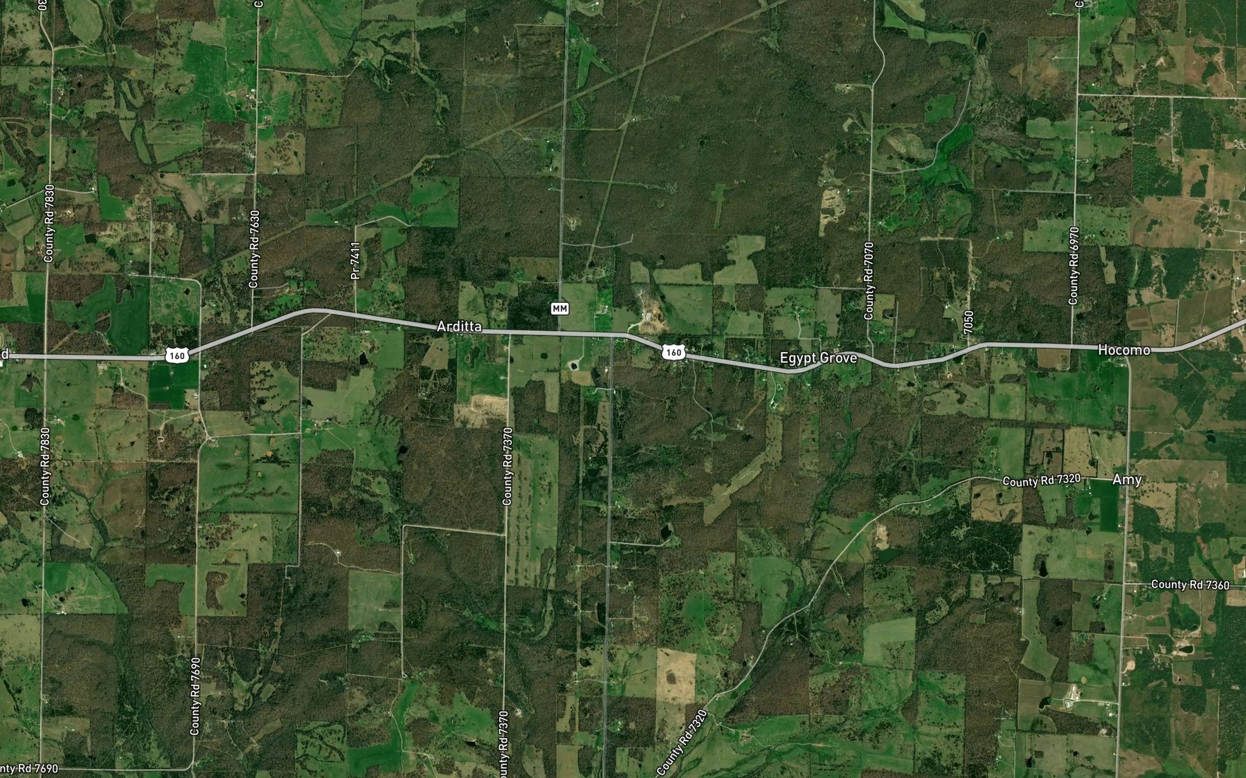 Satellite map of the Fair Spring