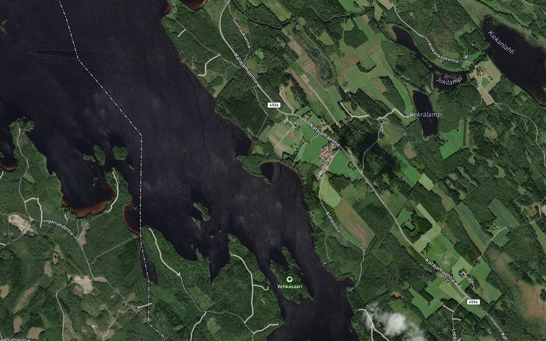 Satellite map of the Multolanlahti