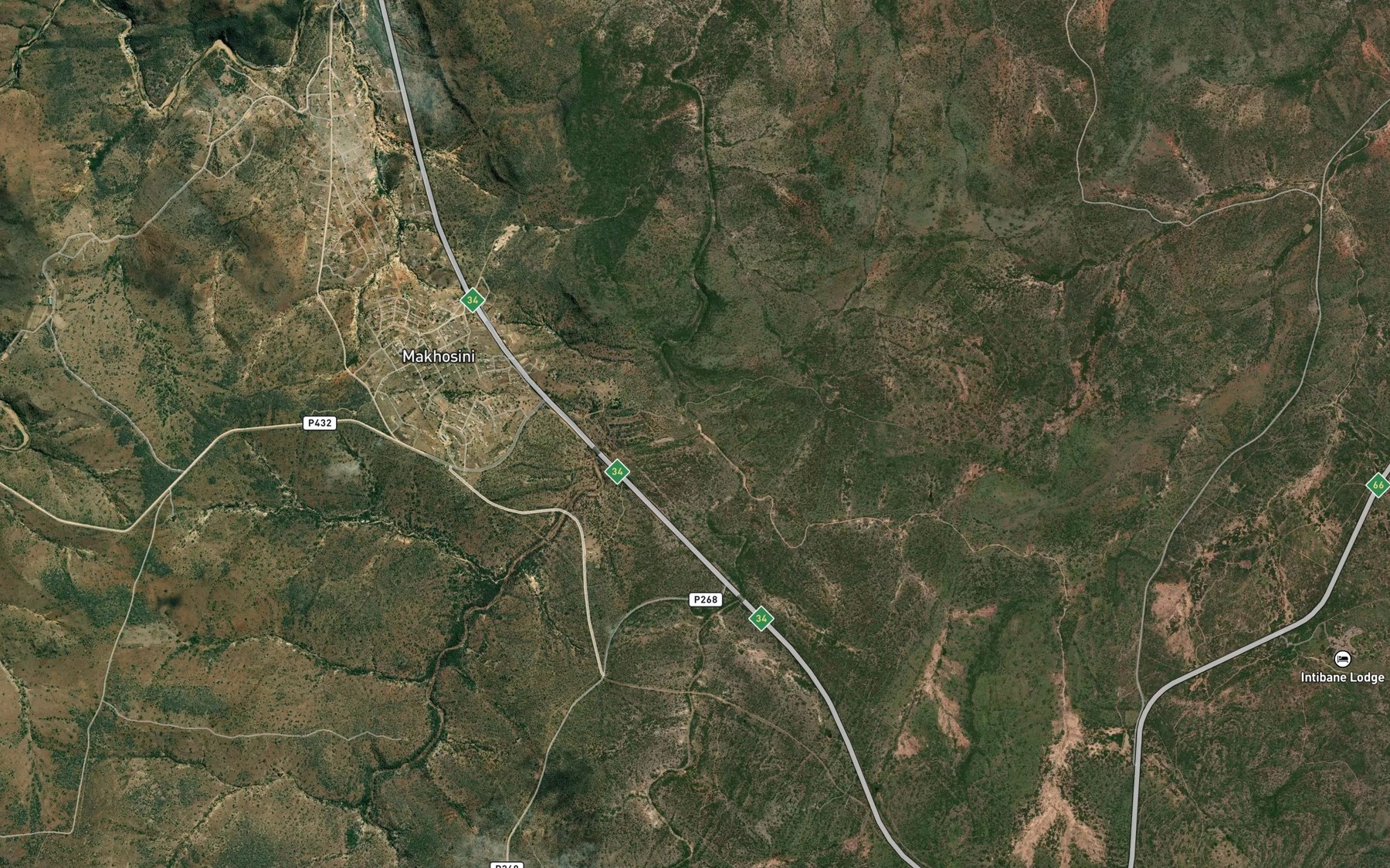 Satellite map of the Nzololo