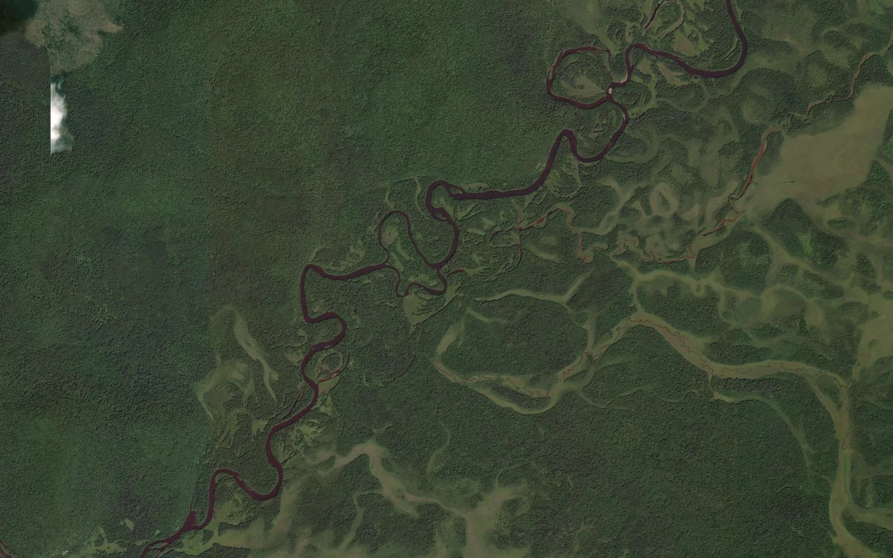 Satellite map of the Krasnyy