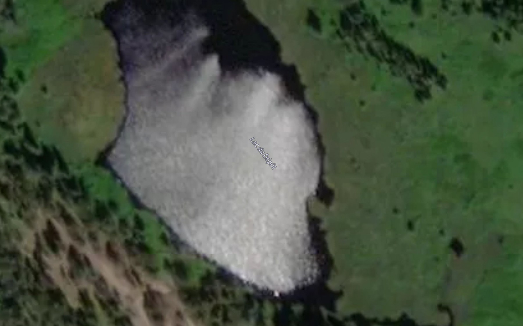 Satellite map of the Lac du Depot