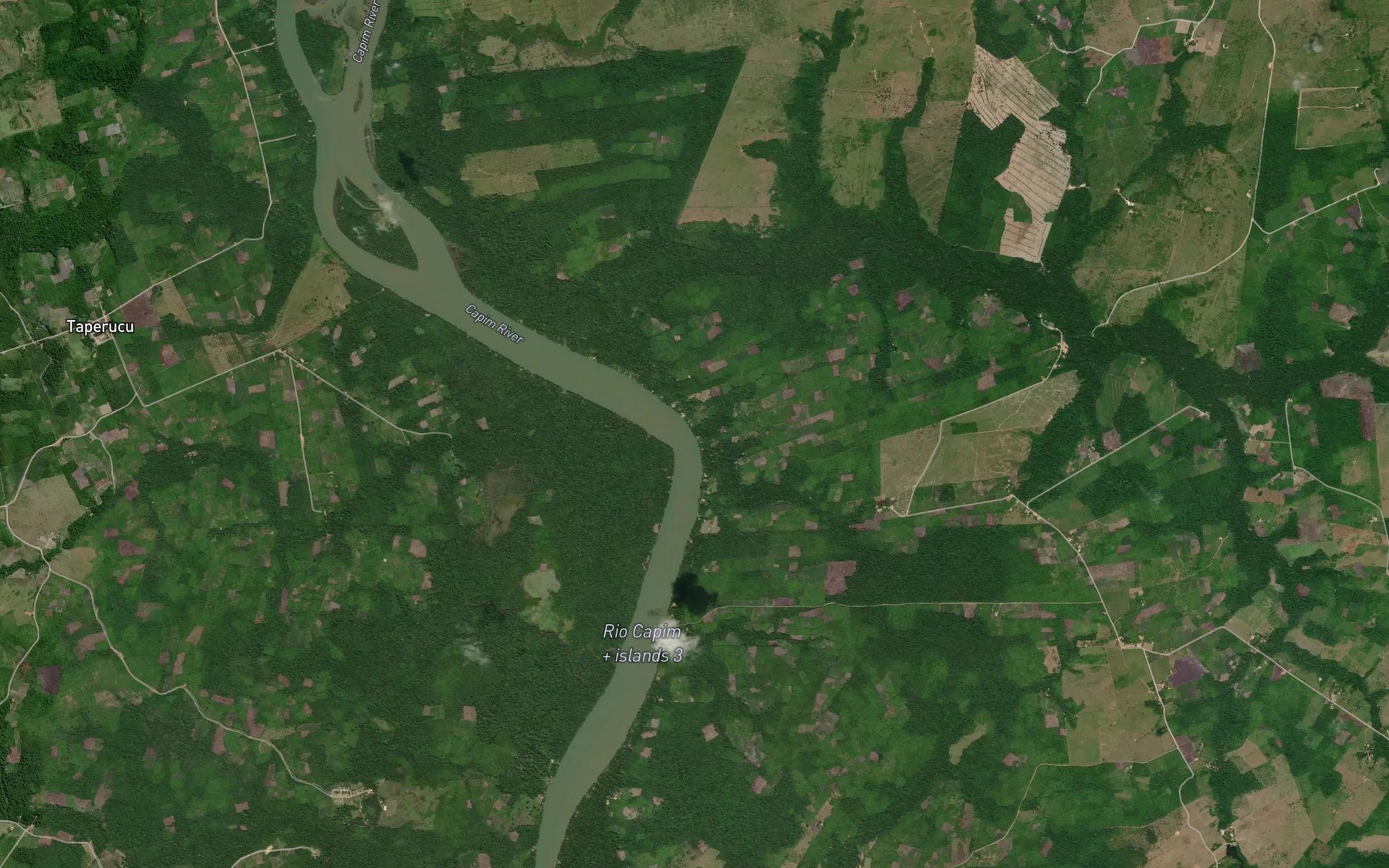 Satellite map of the Igarape Jari