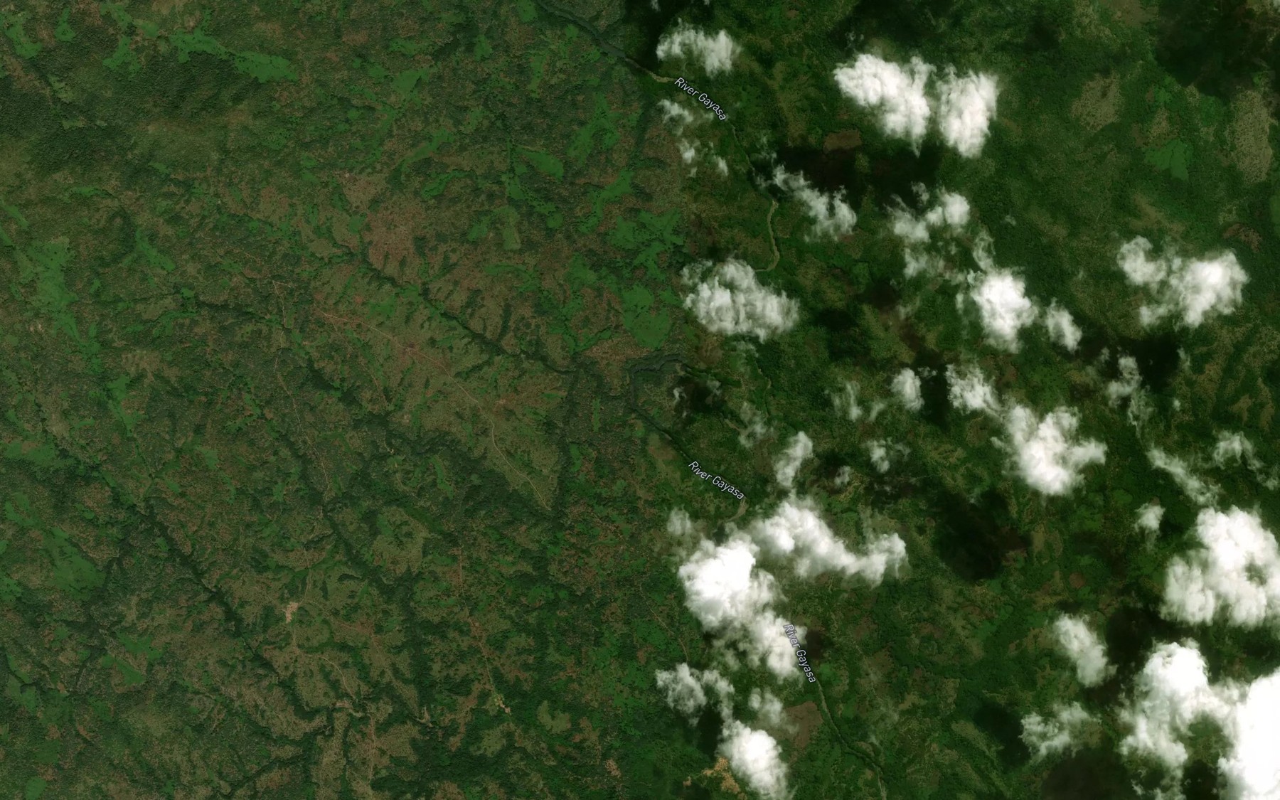 Satellite map of the River Koma
