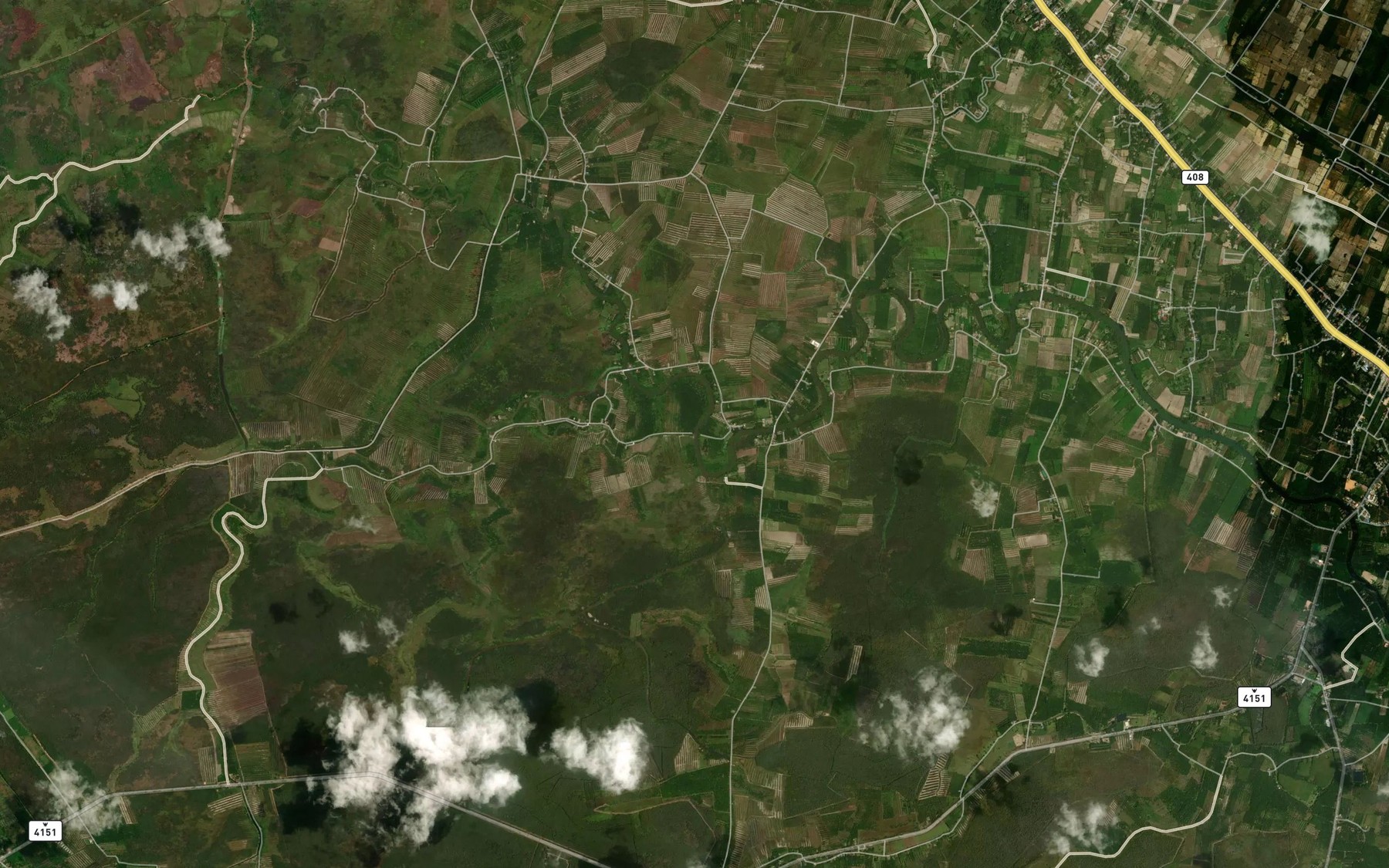 Satellite map of the Bang Ta