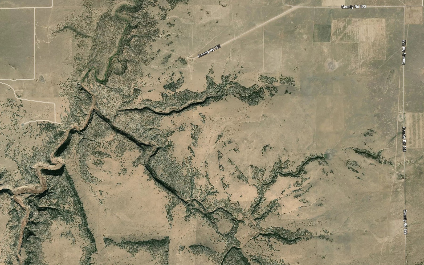 Satellite map of the Fisher Pit