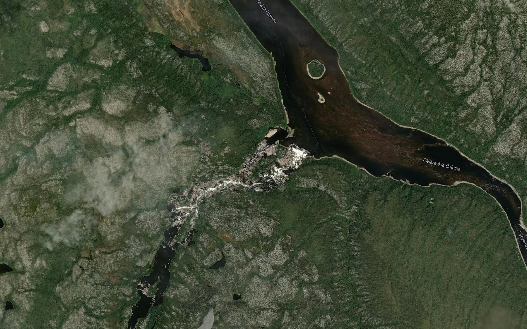 Satellite map of the Confluent Kanniq