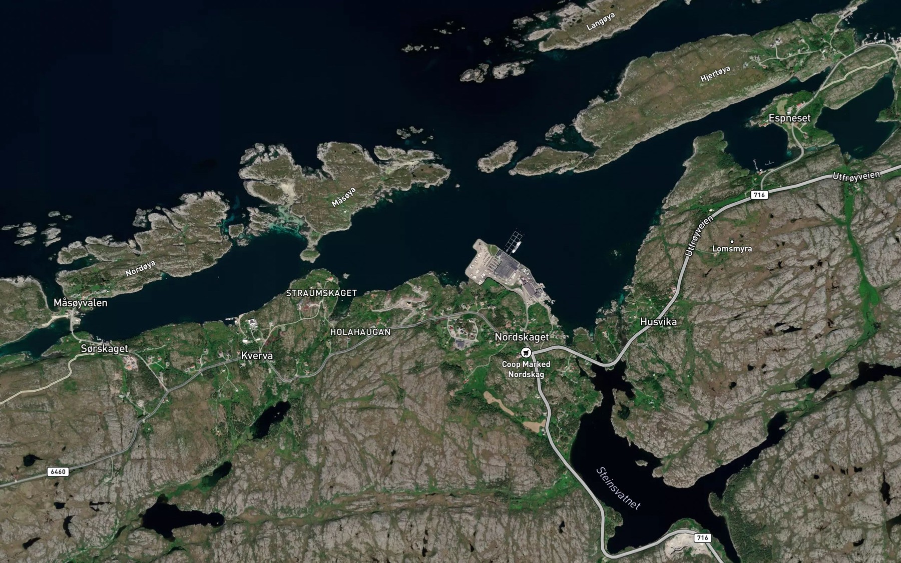 Satellite map of the Kavika
