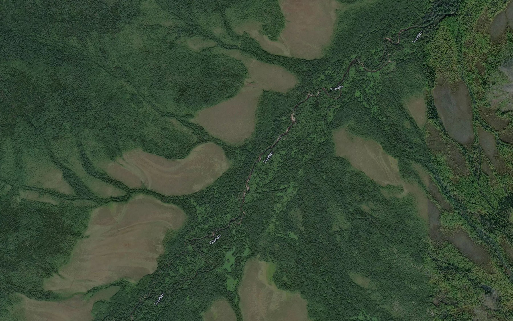 Satellite map of the Malen'kiy