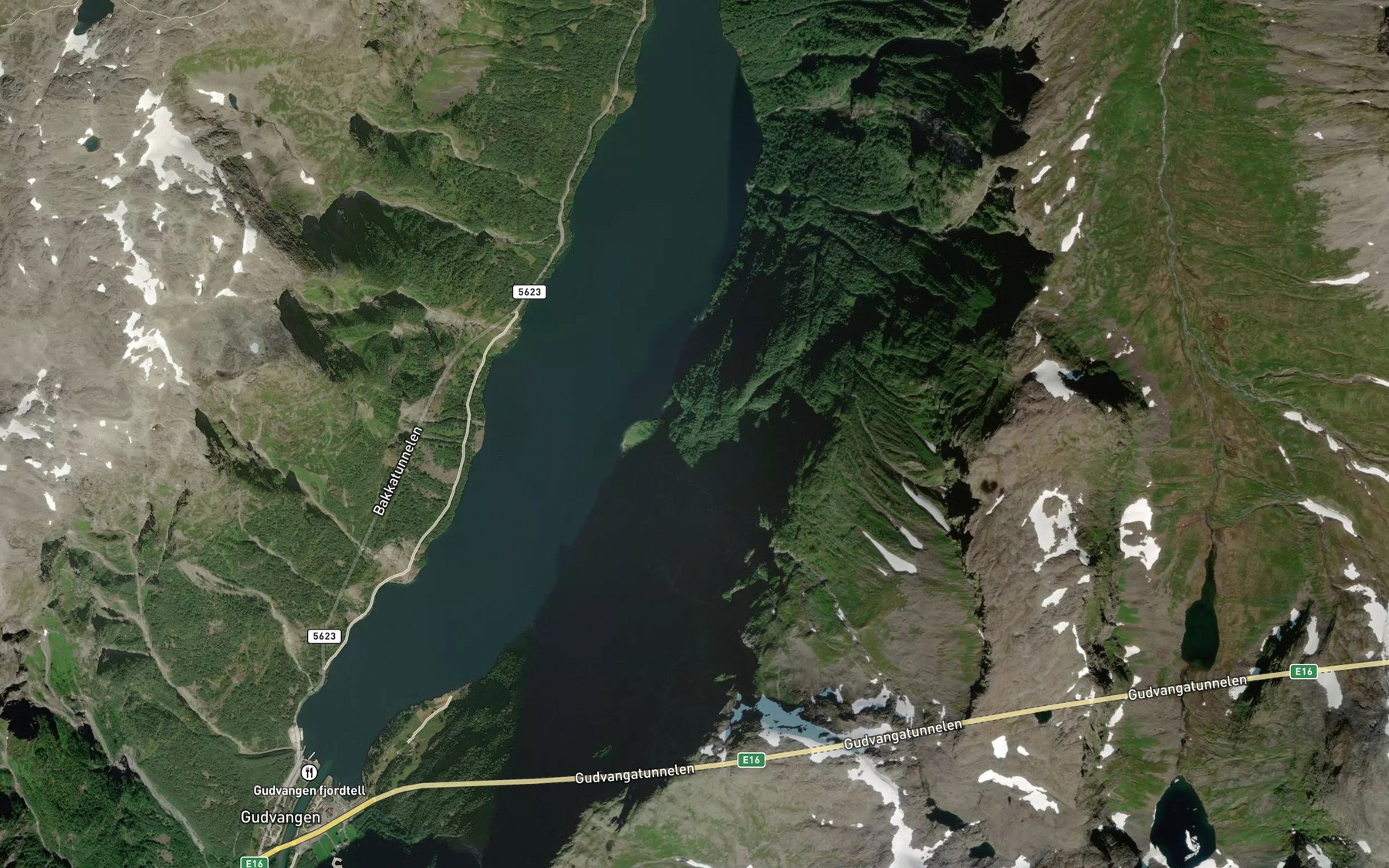 Satellite map of the Karaligrovi