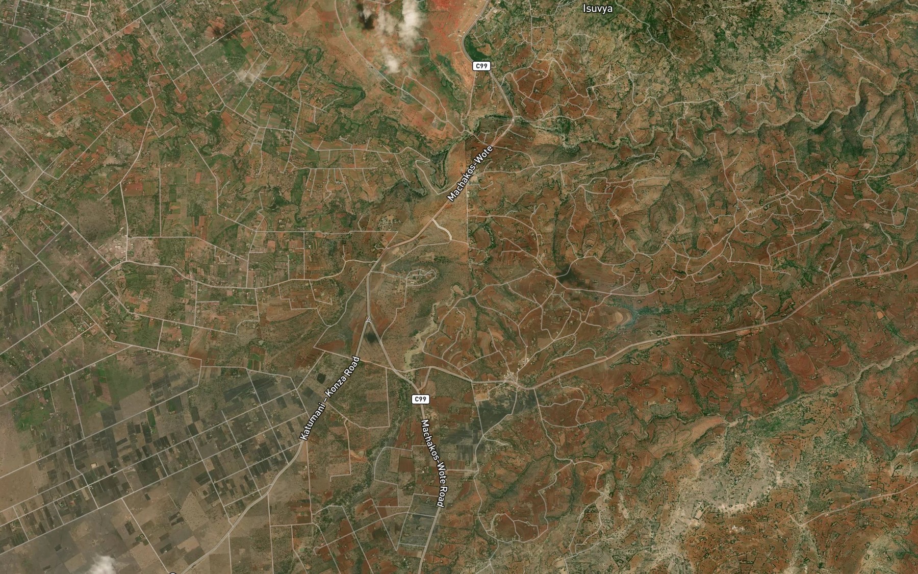 Satellite map of the Kimutwa