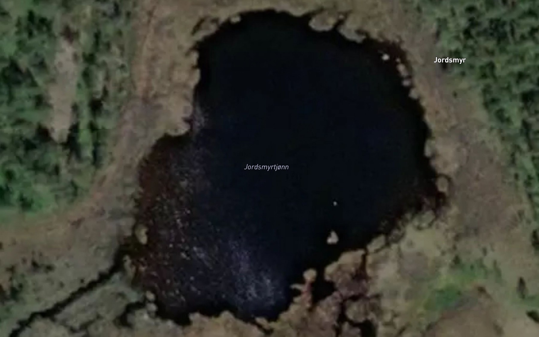 Satellite map of the Jordsmyrtjonn