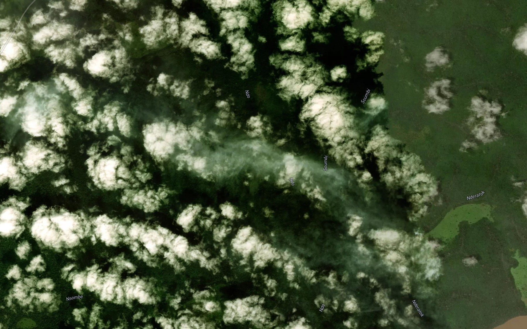 Satellite map of the Louin