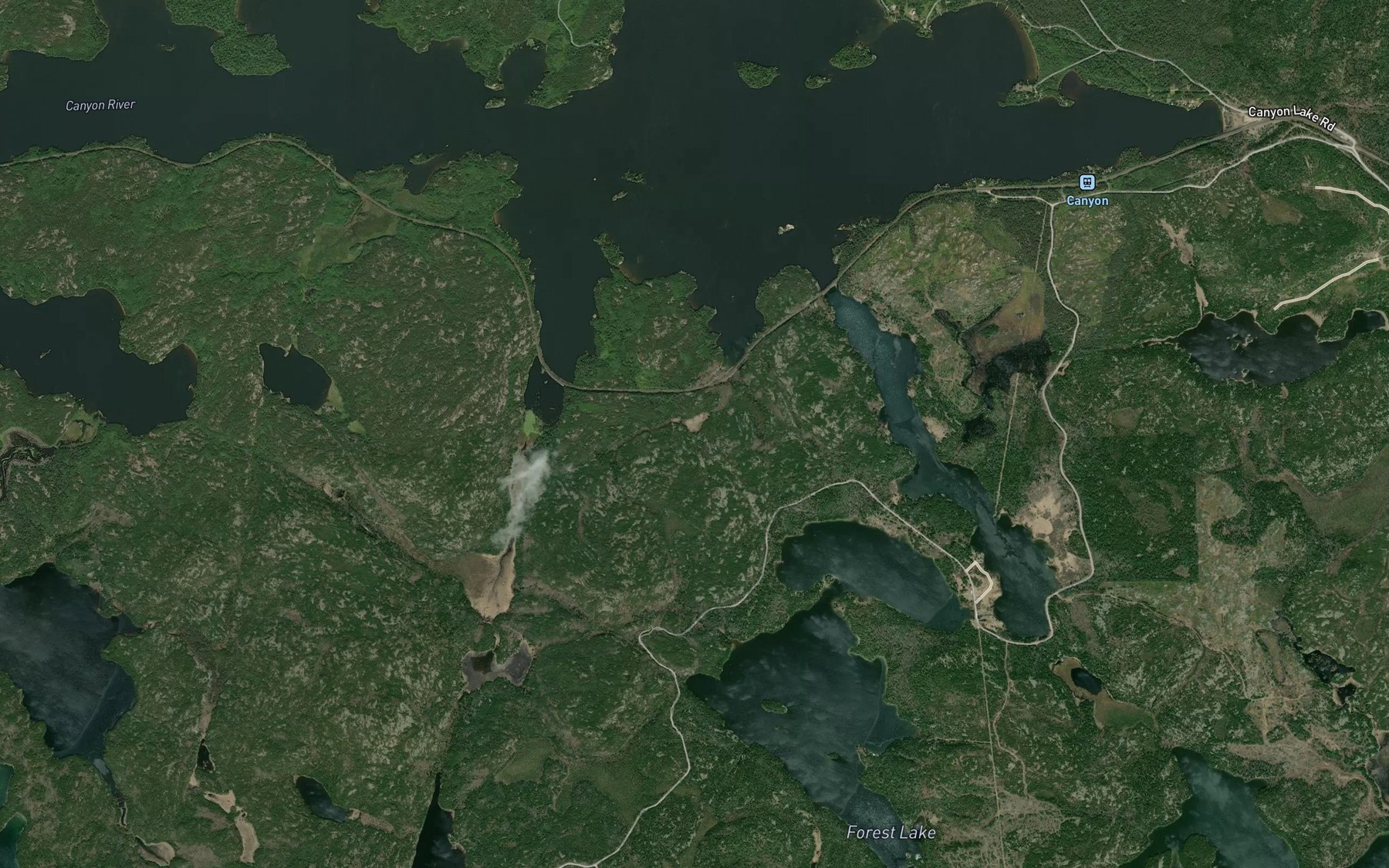 Satellite map of the Boulder Bay