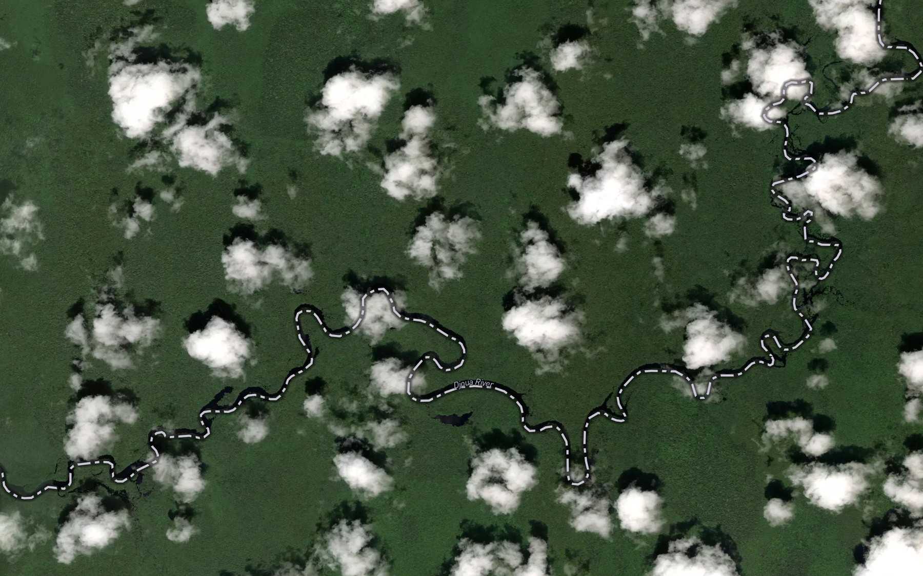 Satellite map of the Kayer