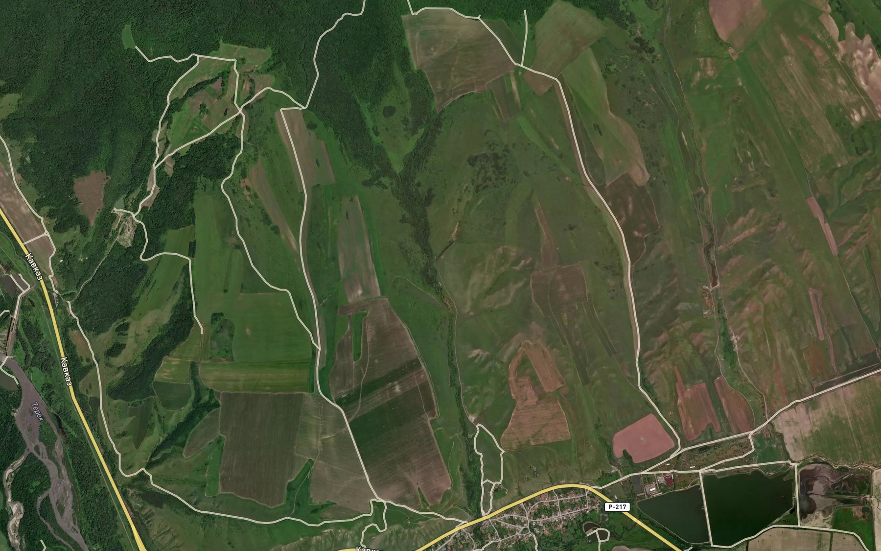 Satellite map of the Balka Zheko