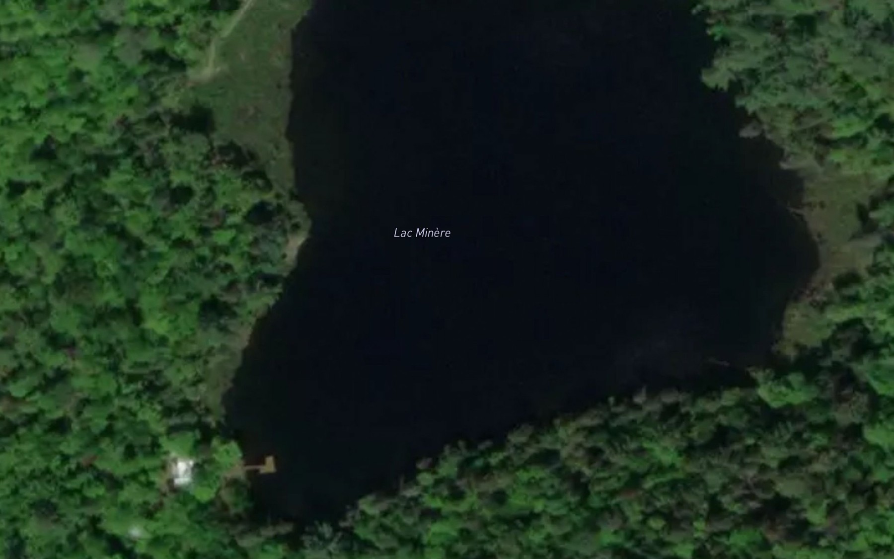Satellite map of the Lac Minere