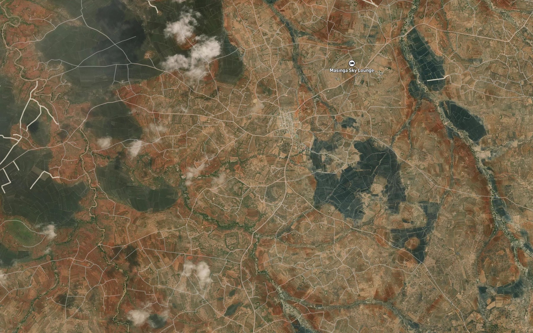 Satellite map of the Kyeteni