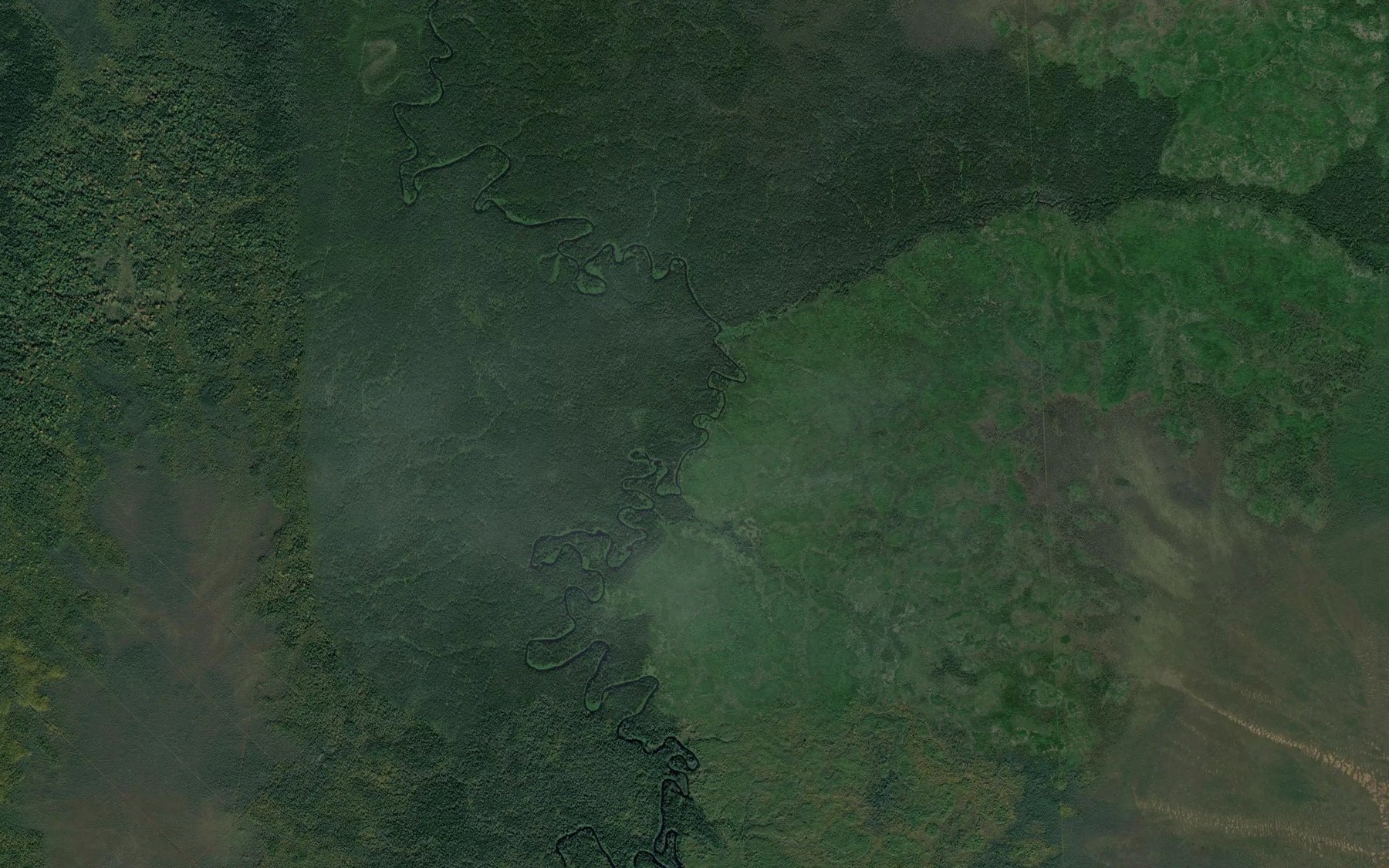 Satellite map of the Yuga