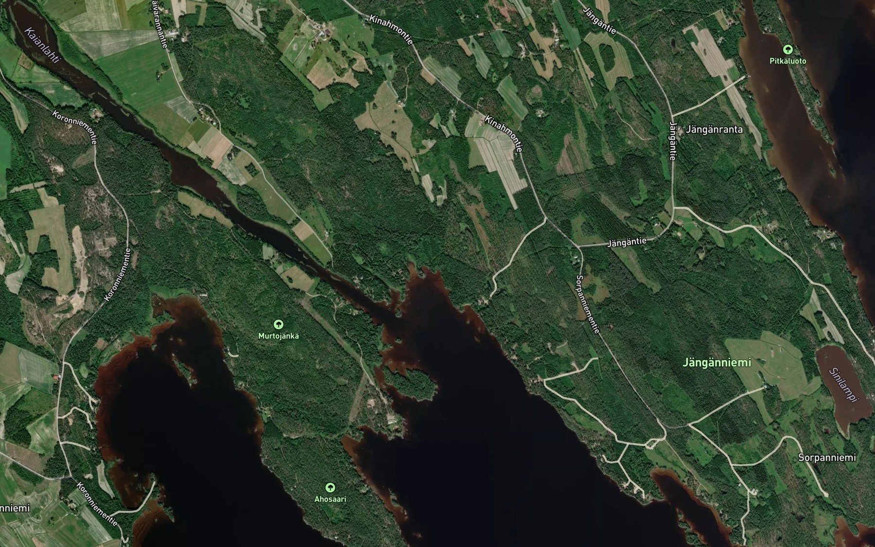 Satellite map of the Koirapuro