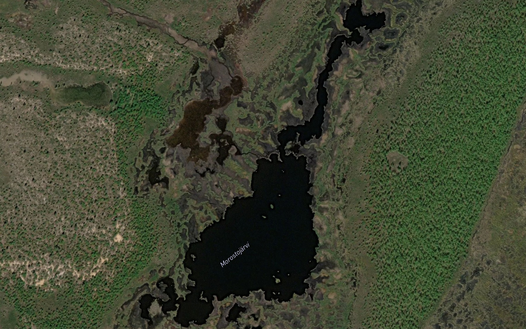 Satellite map of the Morostojarvi