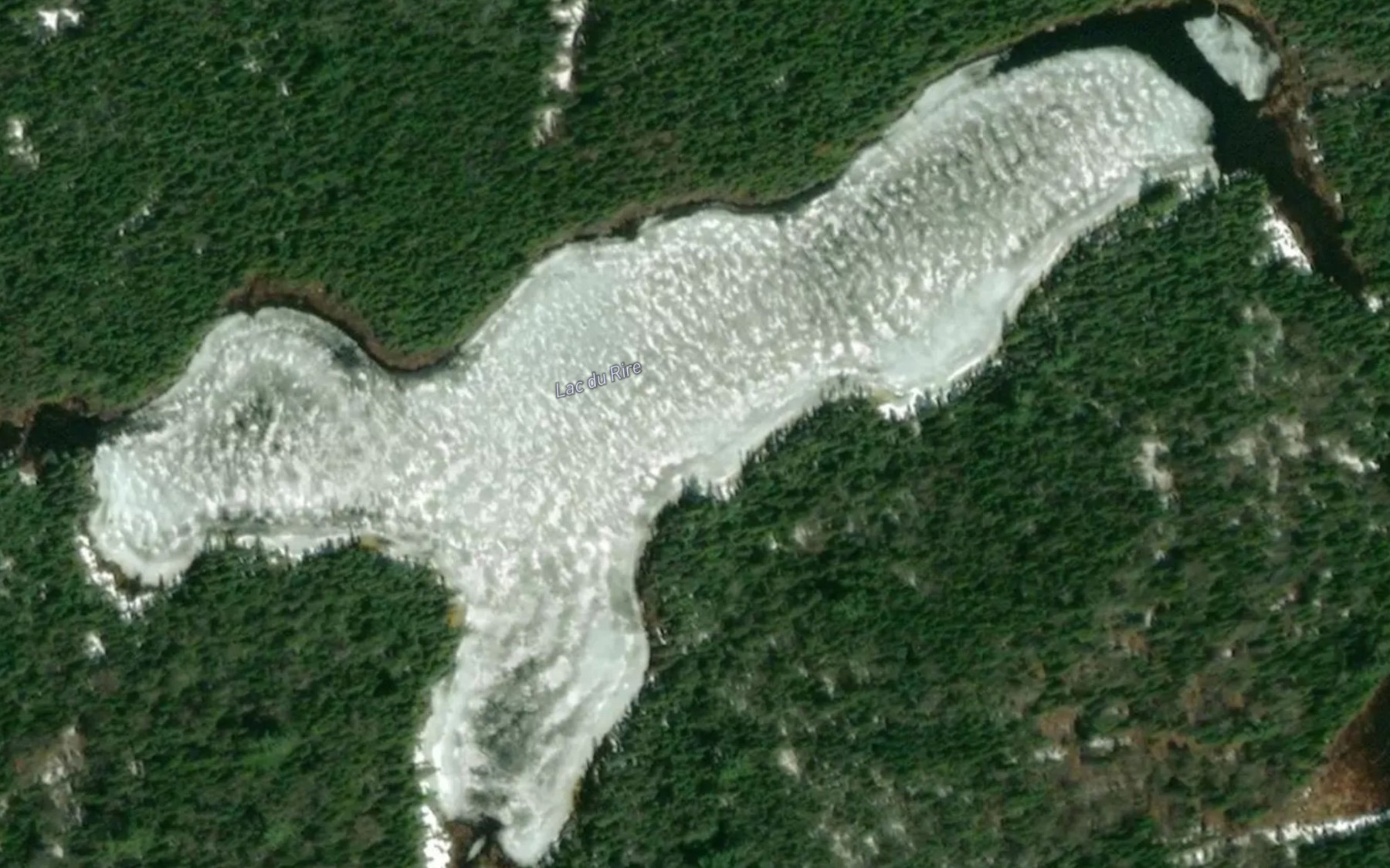 Satellite map of the Lac du Rire