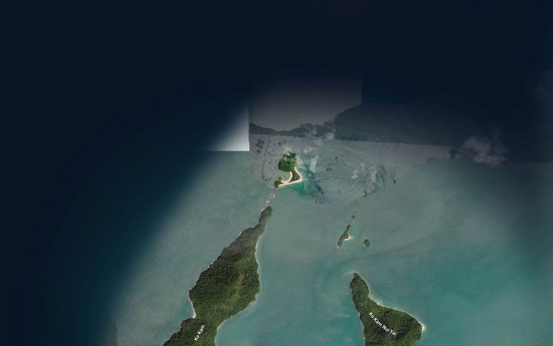 Satellite map of the Ao Khao Khwai