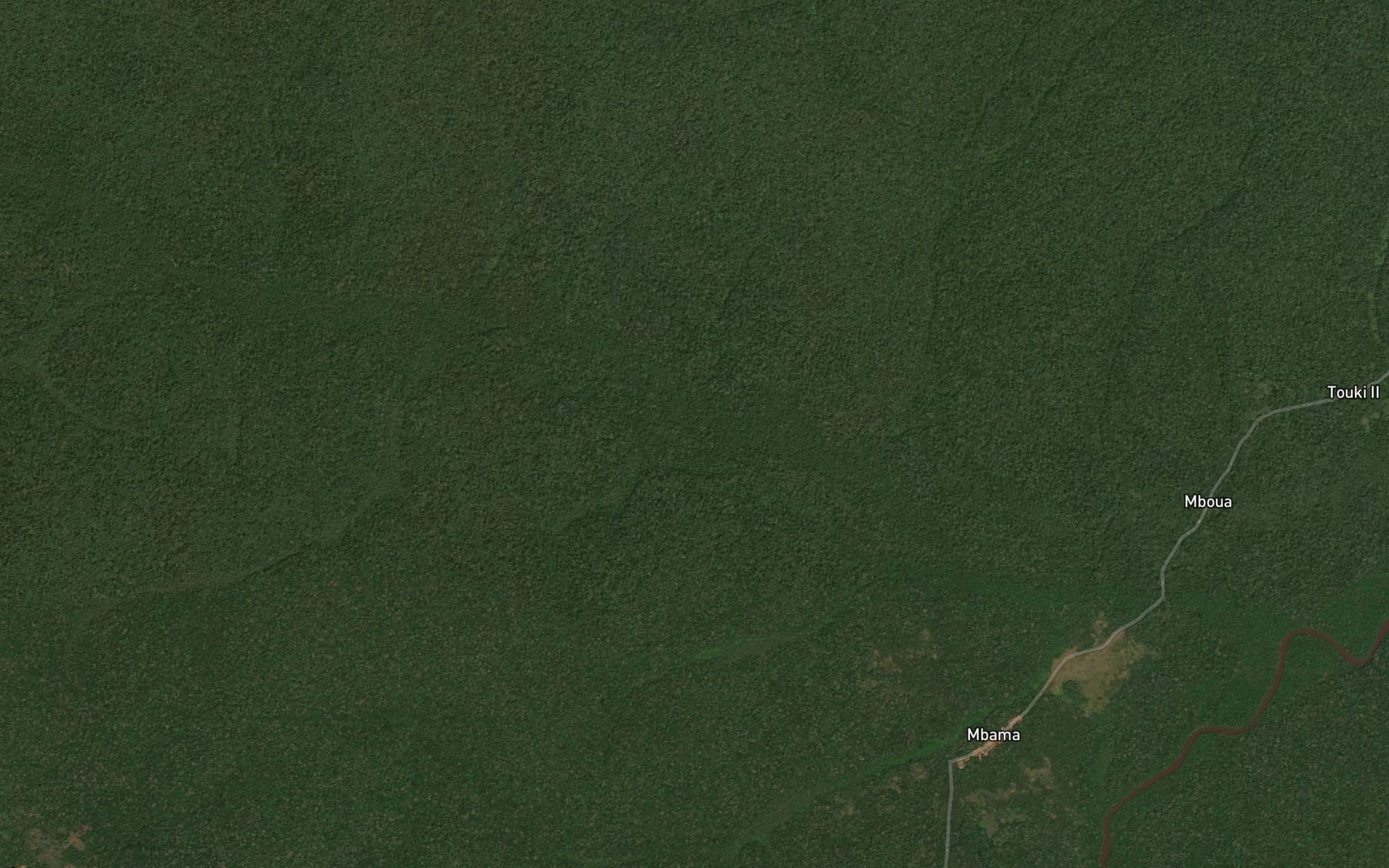 Satellite map of the Mumbujo
