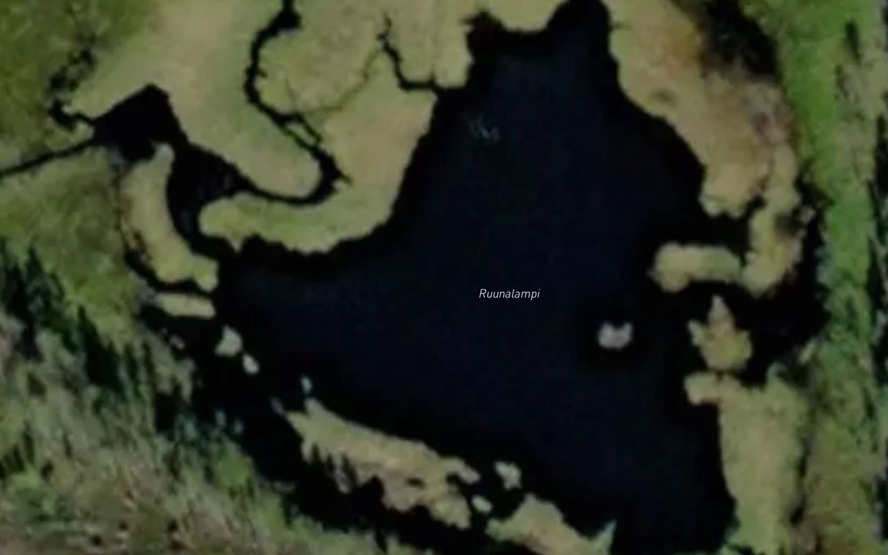 Satellite map of the Ruunalammit