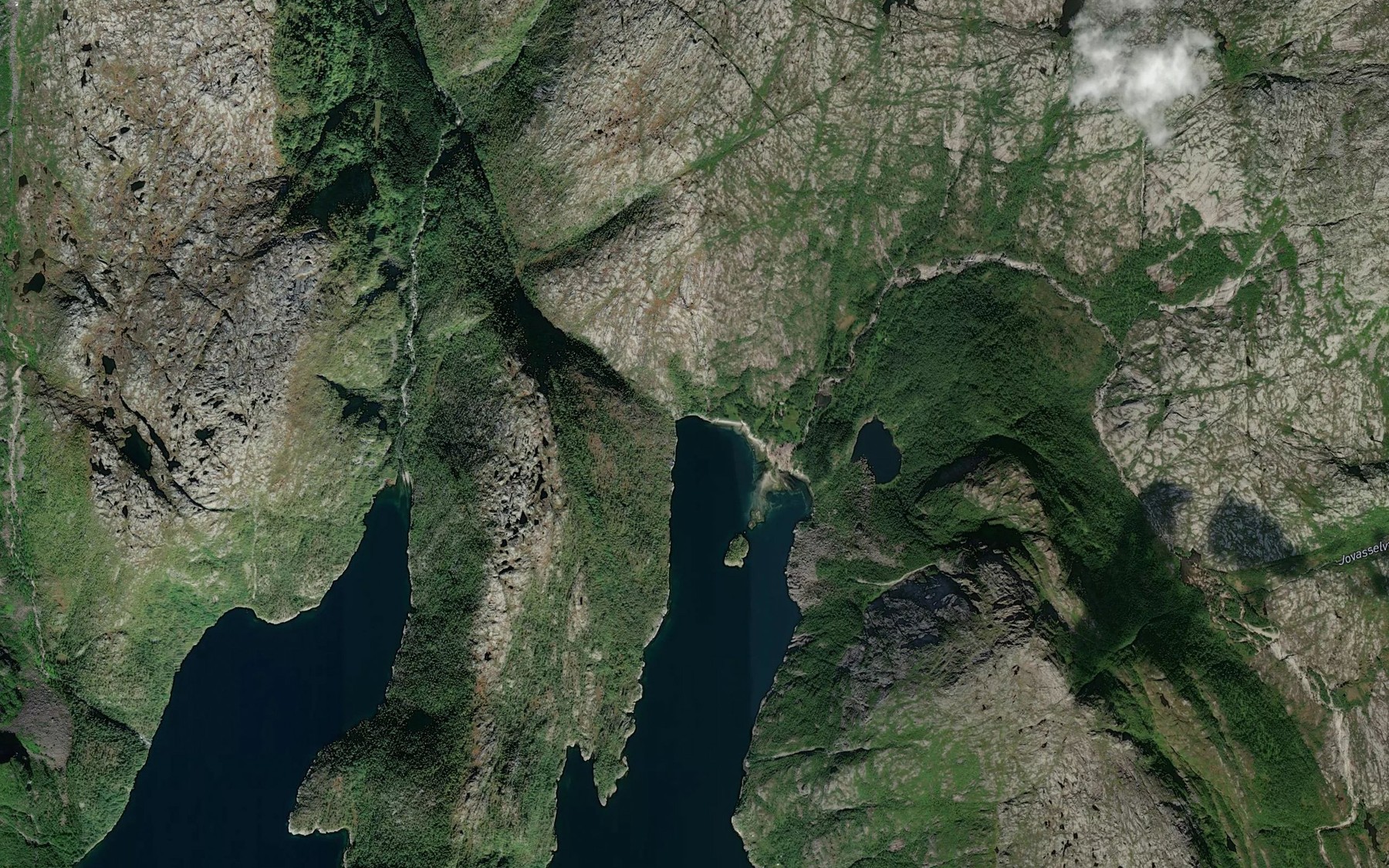 Satellite map of the Vagen