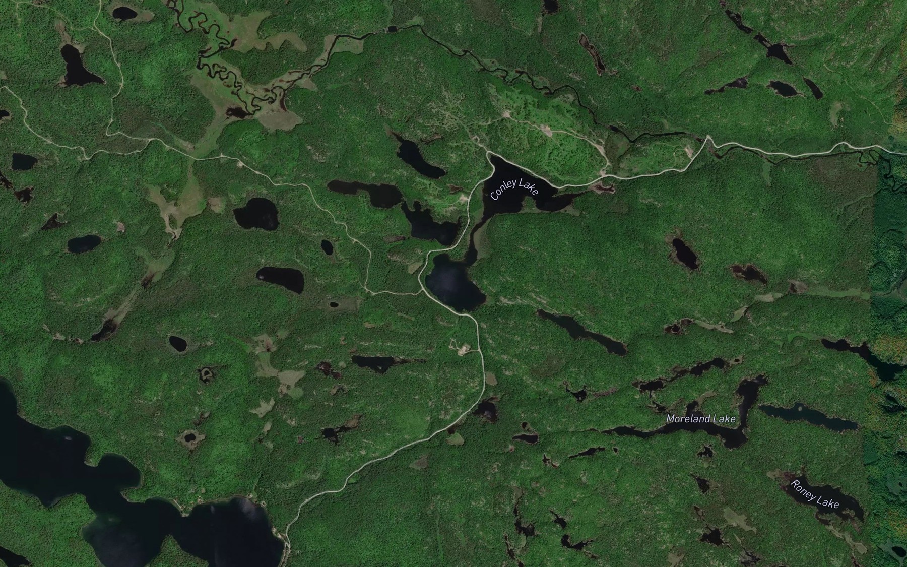 Satellite map of the MacDermott Bay