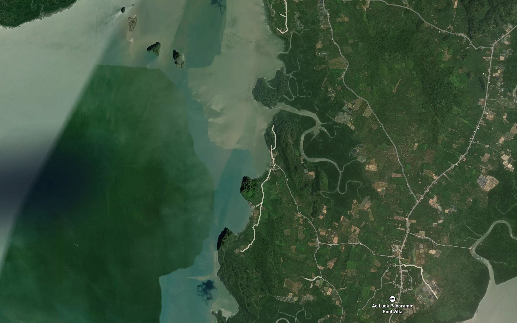 Satellite map of the Ao Nam