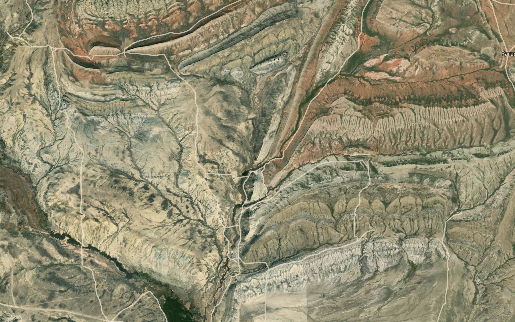 Satellite map of the Bog Springs