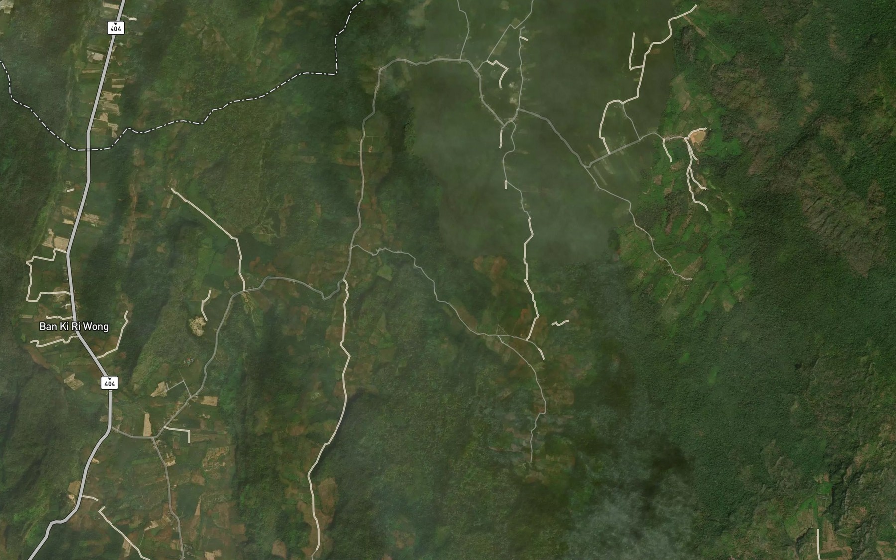 Satellite map of the Nam Tok Than Plio
